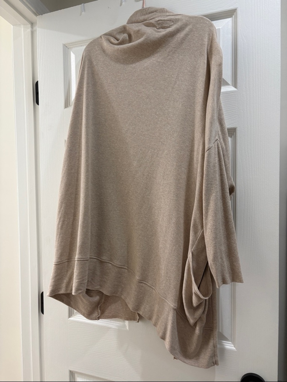Pact Airplane Cardigan Size M/L Heather Wheat Tan Organic Cotton Top Casual - Picture 8 of 10